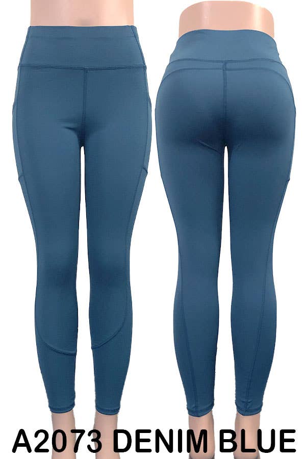 SSImport - Wholesale Athletic/Lounge Leggings - Women's - A2073 SPORTS YOGA LEGGINGS MIXED SIZES 12PCS/PACK1