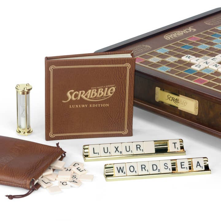 WS Game Company - Wholesale Board Game - Scrabble Luxury Edition