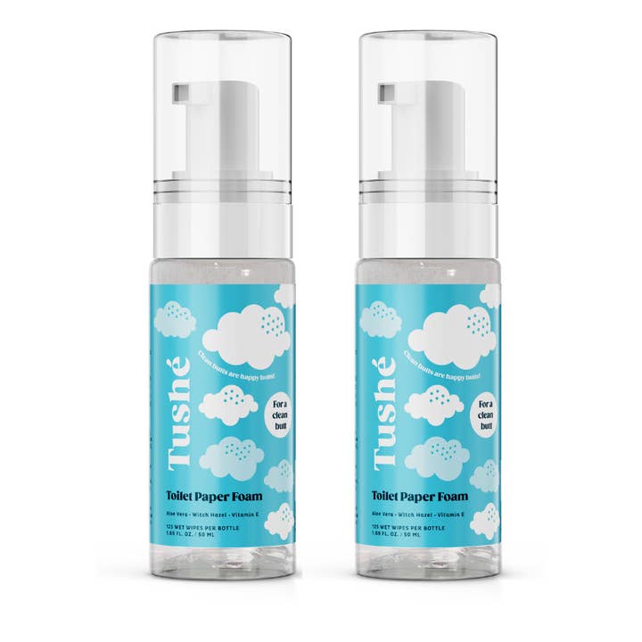 Toilet Paper Foam 2-Pack for wholesale by Tushé