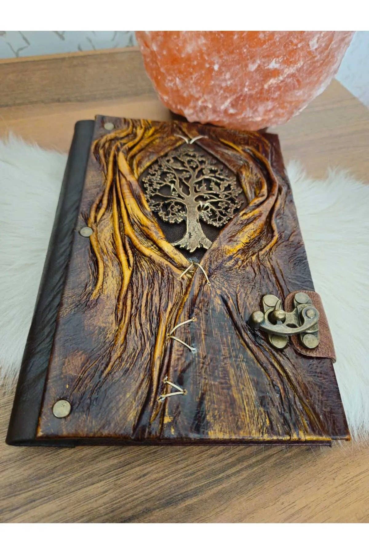 CRETE TRADING INC - Wholesale Journal/Diary - Handmade Leather Journal Life Tree of Life Brown1