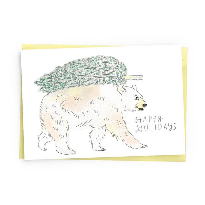 Tarjeta de oso navideño para venta al por mayor de Baltic Club