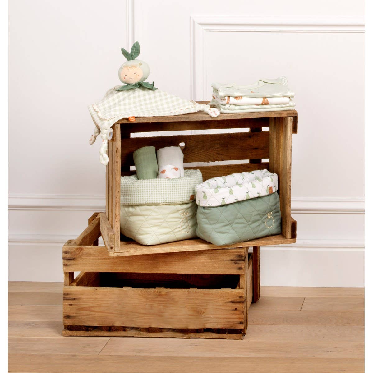 Sauthon - Wholesale Security/Cuddle Blanket - Baby - BOTANICA GARDENER HANDKERCHIEF COMFORTER3