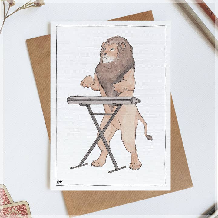 The Lion and His Keyboard for wholesale by Erlenmeyer