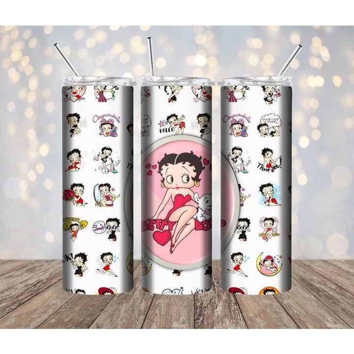Betty Boop 20 oz Tumbler for wholesale by Lillypad Creations