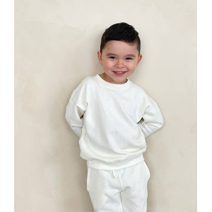 Blanco Antiguo Conjunto unisex de sudadera y pantalón de chándal - Blanco antiguo de venta al por mayor en Faire5