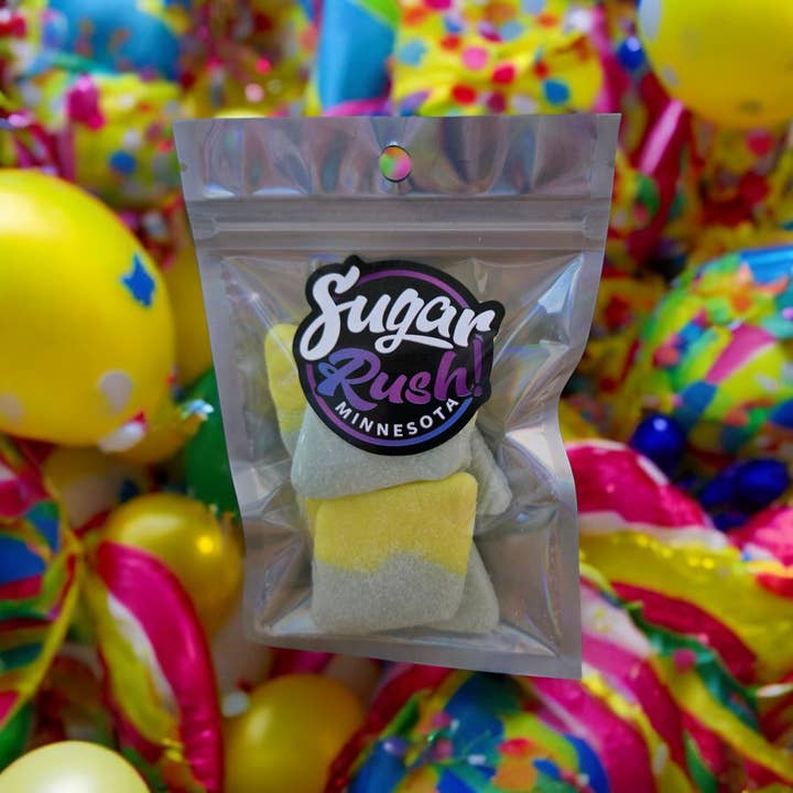 Sugar Rush Minnesota - Wholesale Hard Candy - Swedish Candy, Bubs, Skulls, Ovals, 2.5oz bags.