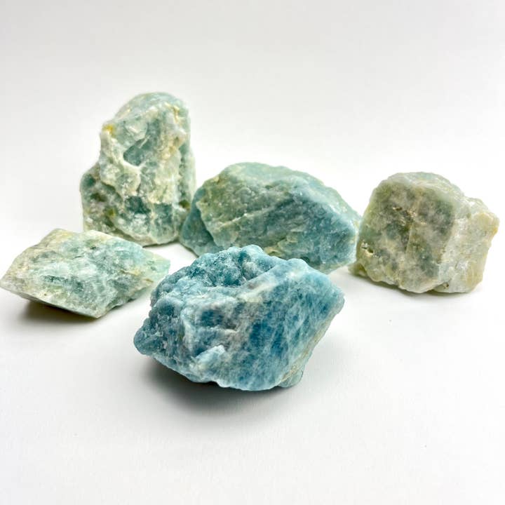 Aquamarine Rough AB Grade Spiritual Stone from Brazil for wholesale by Pelham Grayson Rose