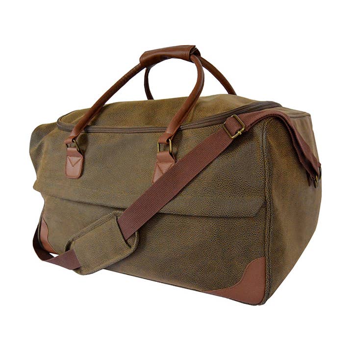 Escape Bag - Brown Faux Suede for wholesale by Bellemonde