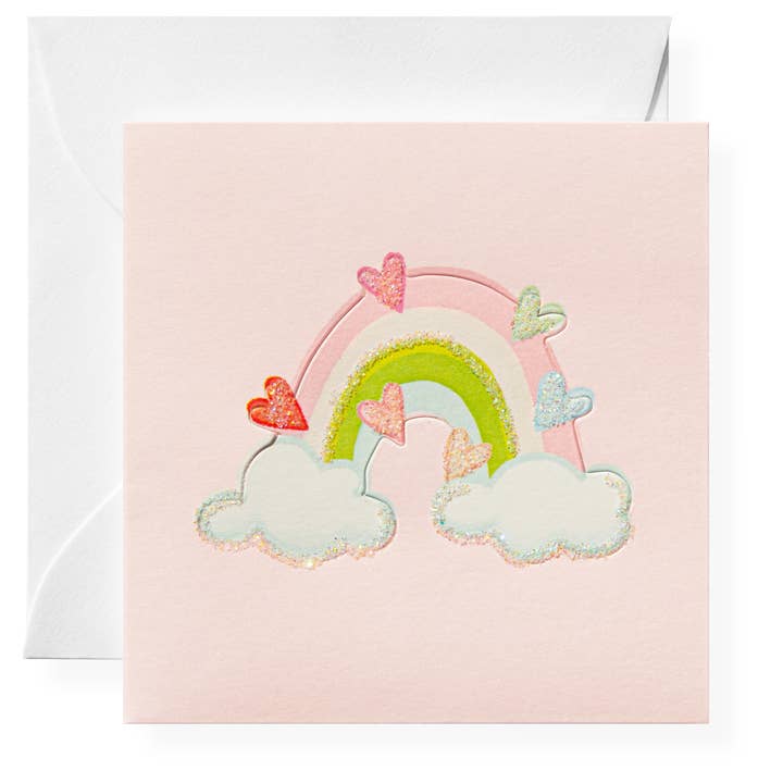 Karen Adams Designs - Venta al por mayor Conjunto de papelería y tarjetas - Carcasas de regalo con pegatinas arcoíris