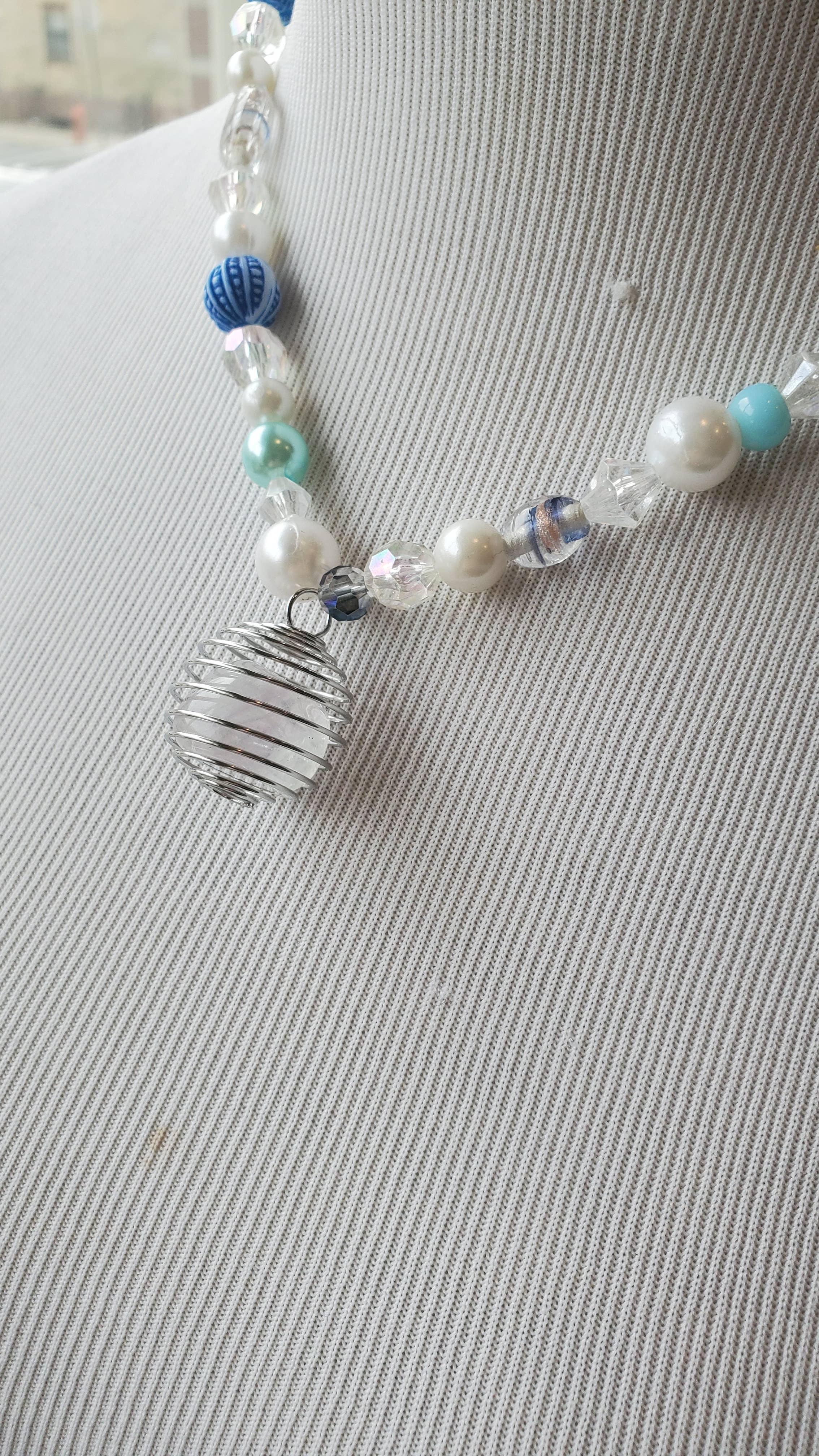 Skullduggery Studios - Wholesale Pendant/Charm Necklace - Beaded Necklace with Crystal Pendant4