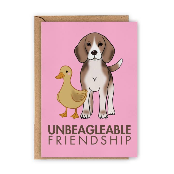 Carte Beagle « Unbeagleable Friendship » and other Purchase Wholesale beagles tassen. Free Returns & Net 60 Terms on Faire trending on Faire.