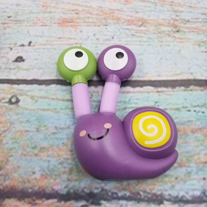 MIAS SHOP - Wholesale Fidget Toy - Kids - Pop Tube Snail Fidget Toy With Light