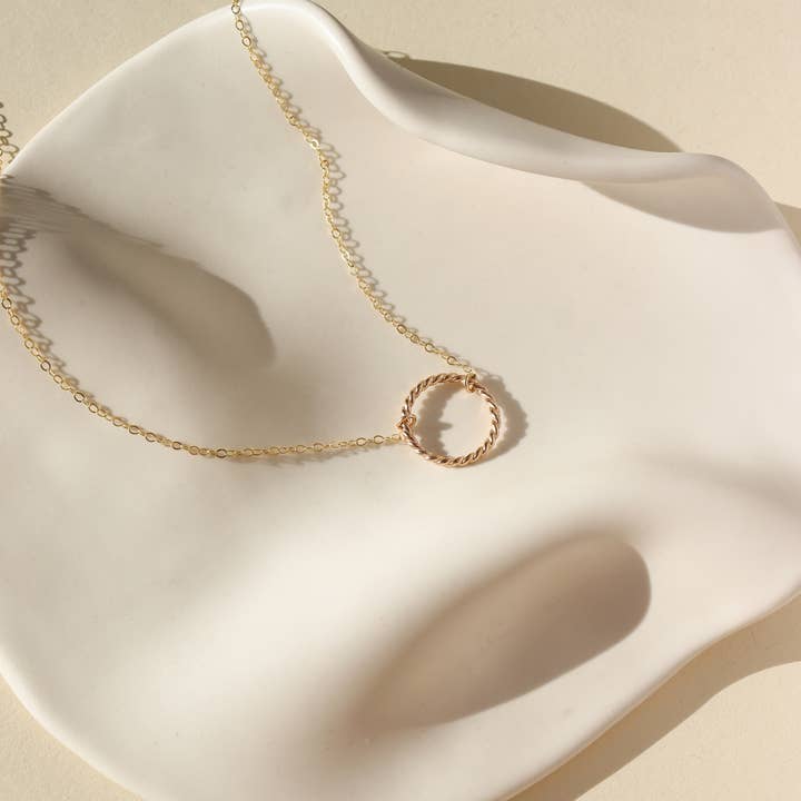 Spiral Necklace for wholesale by Token Jewelry