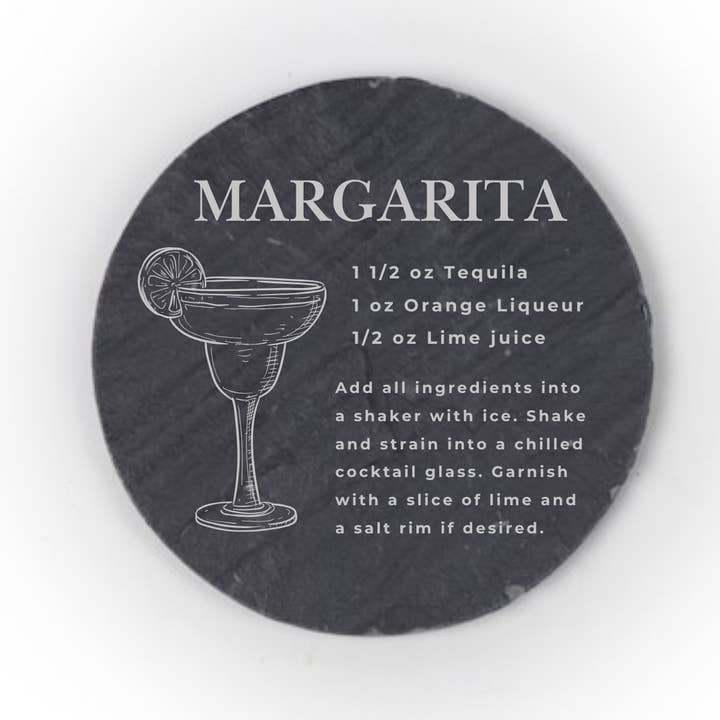 Nautically Northern - Wholesale Coasters - Classic Cocktail Recipe Coasters | Wood & Slate Bar Coasters8