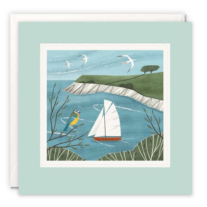 James Ellis - Wholesale Everyday Greeting Card - Rosemullion Sailing Paintworks Card