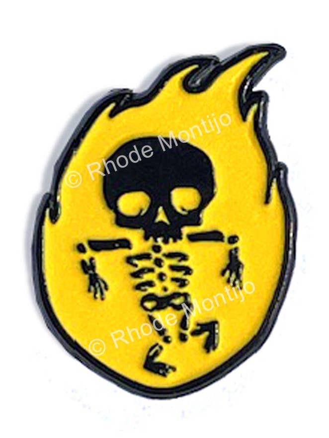 Enamel Pin: Pablo's Inferno- BACK IN STOCK! for wholesale by The Fantasmical World of Rhode Montijo