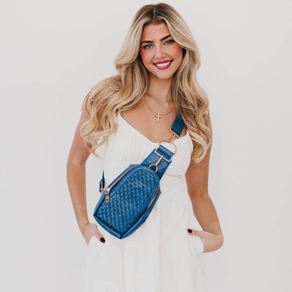 Pretty Simple - Wholesale Crossbody Bag - Women's - Waverly Woven Sling Bag Wholesale18