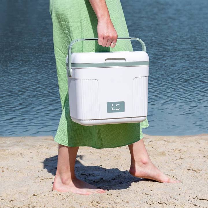 Coolbox 10 L | Frigorifero da Viaggio Bianco Verde per la vendita all'ingrosso da parte di ACUS MED