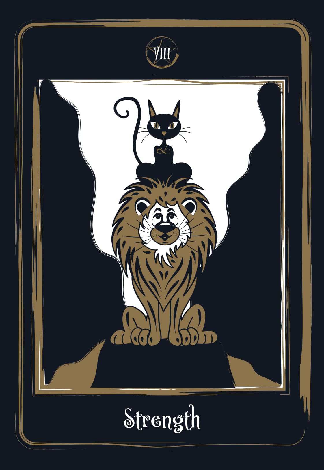 Cardshouse - Wholesale Tarot Cards - Golden Black Cat Tarot Cards5