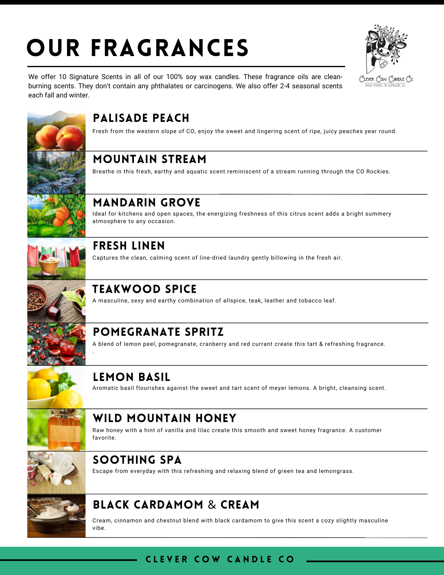 Clever Cow Candle Co - Wholesale Jar/Filled Candle - Love Colorado Souvenir Gift Soy Wax Mug Candle4