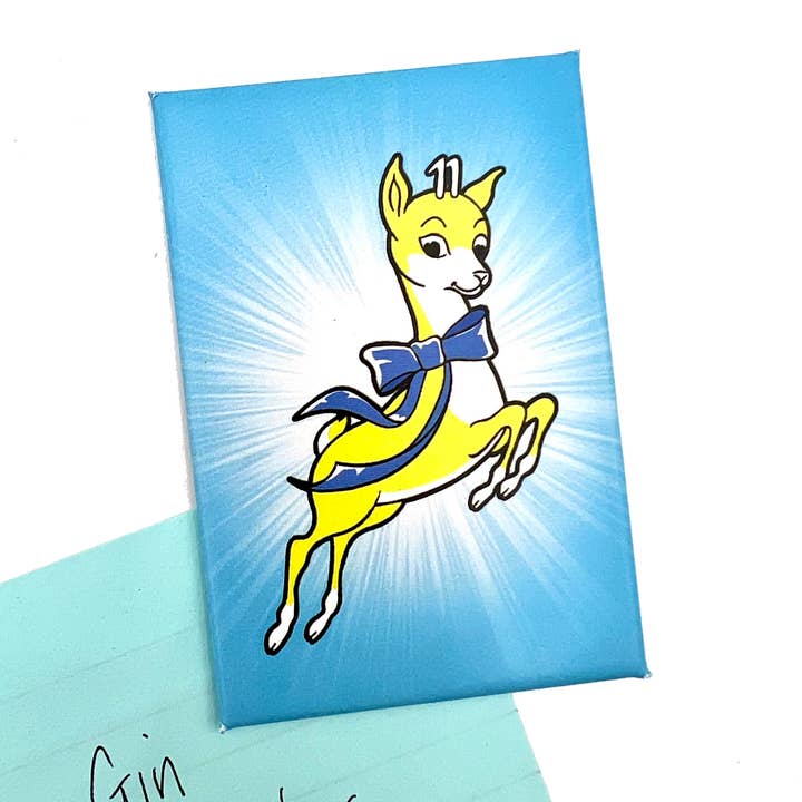 Kitsch Bambi Inspired Fridge Magnet for wholesale by Bite Your Granny