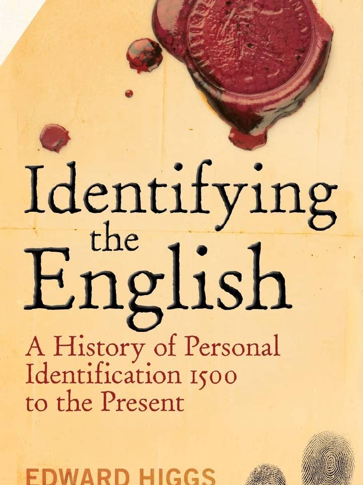 History of Personal ID 1500-Present by Edward Higgs for wholesale by Boon Books