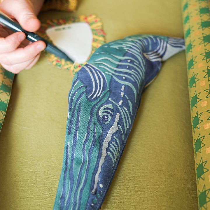 East End Press - Wholesale Pencil Case/Pouch - Whale Fabric Case14