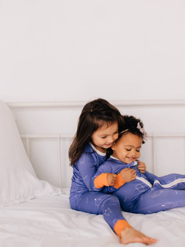 Tangerine Rêve - Wholesale Sleepwear Set - Kids - Tartine de Mediterranean Pajamas