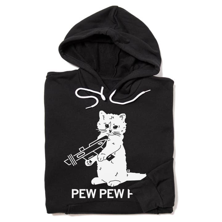 Pew Pew Pew Pew Pullover Sudadera con capucha para venta al por mayor de RAYGUN