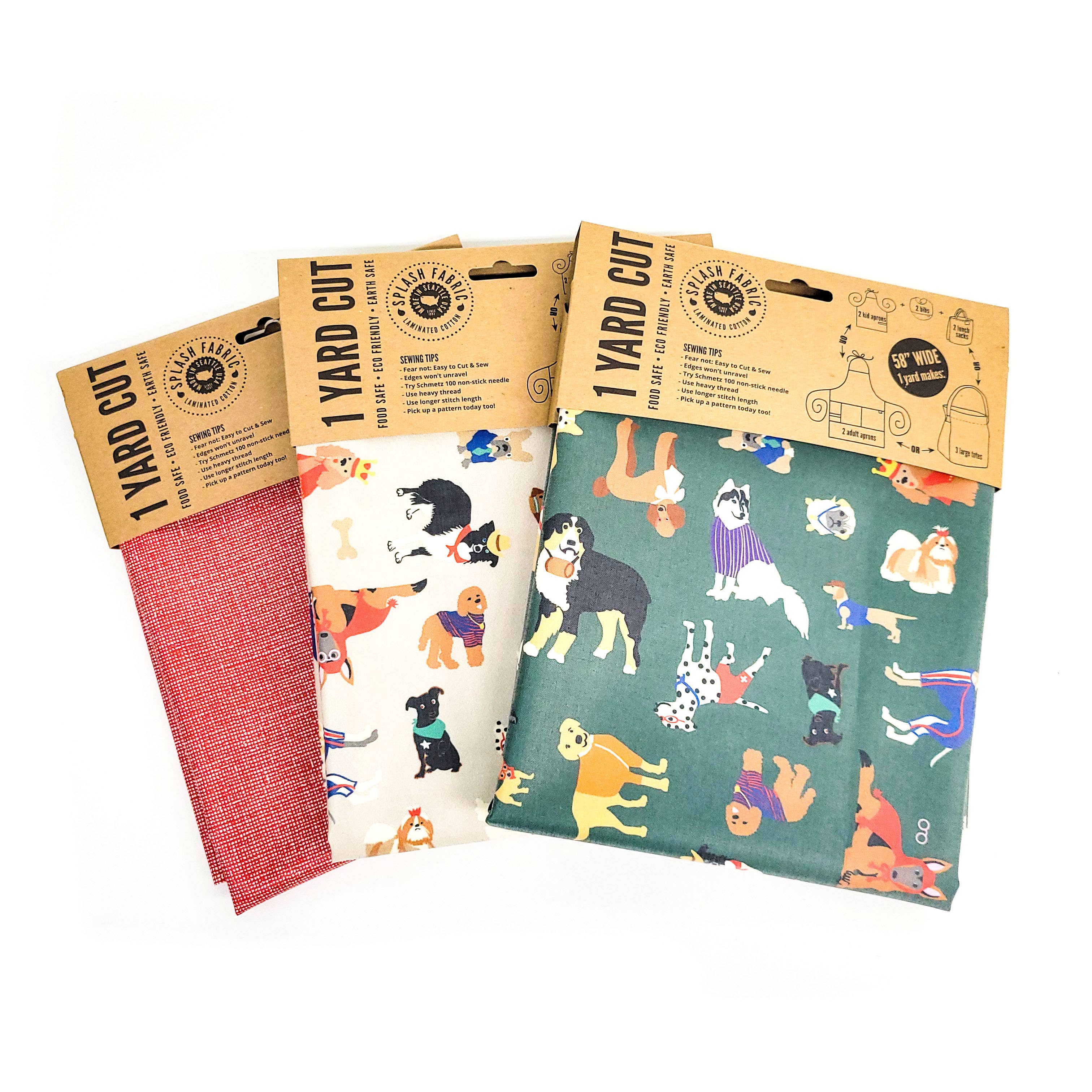 Splash Fabric - Vente Matériels de bricolage - Coupes de 1 yard en emballage36