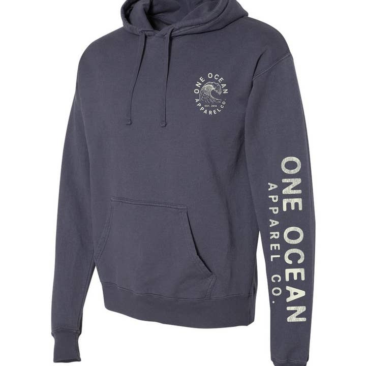 One Ocean Apparel Co. Sleeve Hoodie for wholesale by One Ocean Apparel Co..