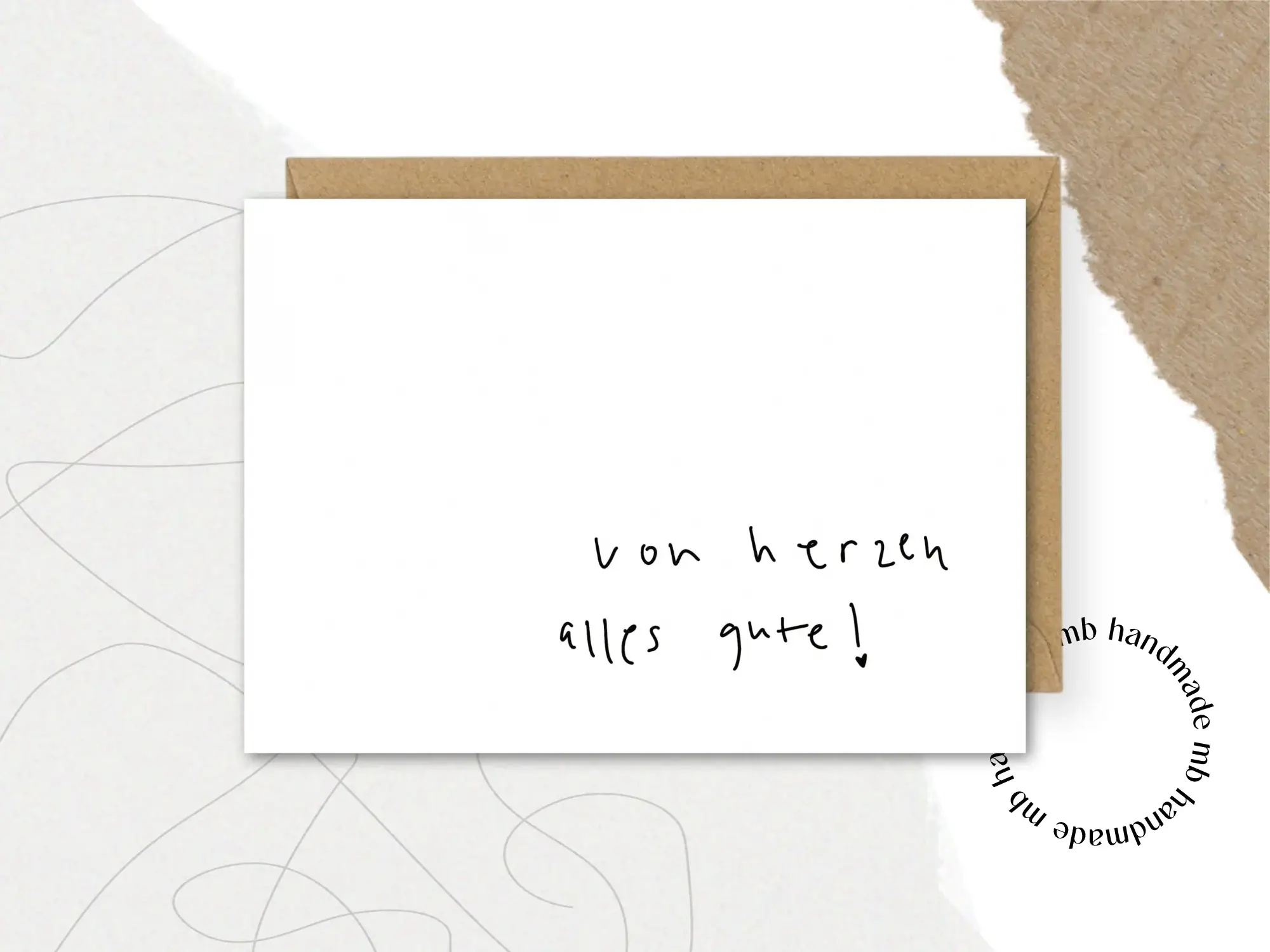 mb handmade - Wholesale Birthday Card - from the heart, all the best! | birthday | happy birthday0