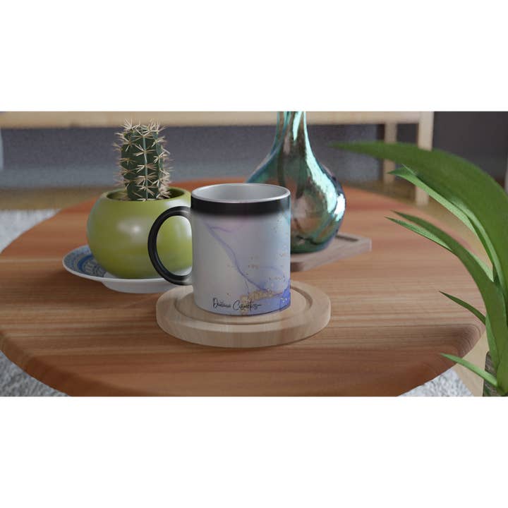 Doriana Cosmetics GmbH - Wholesale Coffee Mug - Magic Ceramic Mug 11oz - Purple Marble4