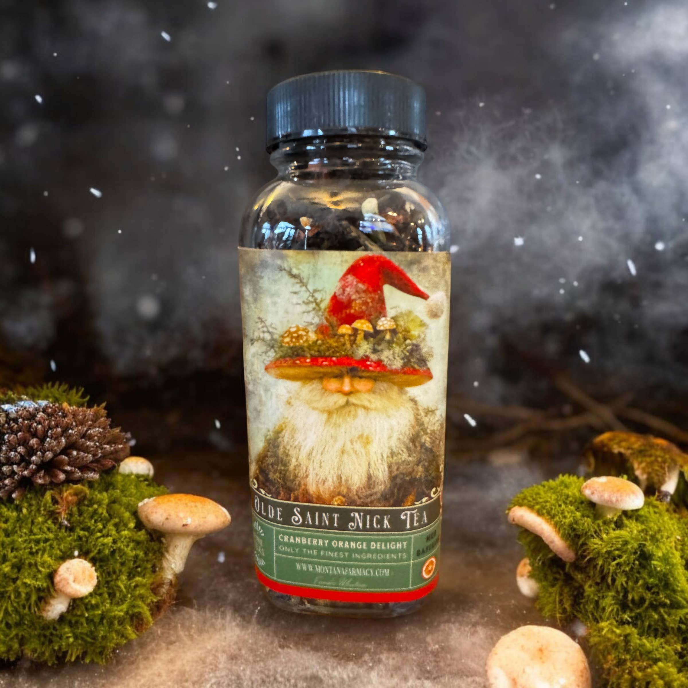 Montana Farmacy - Wholesale Loose Tea - Olde Saint mushroom Nick Vintage Victorian Christmas Tea 3