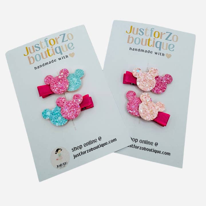 Magical Mouse Hair Clips for wholesale by JustforZo boutique, Inc.