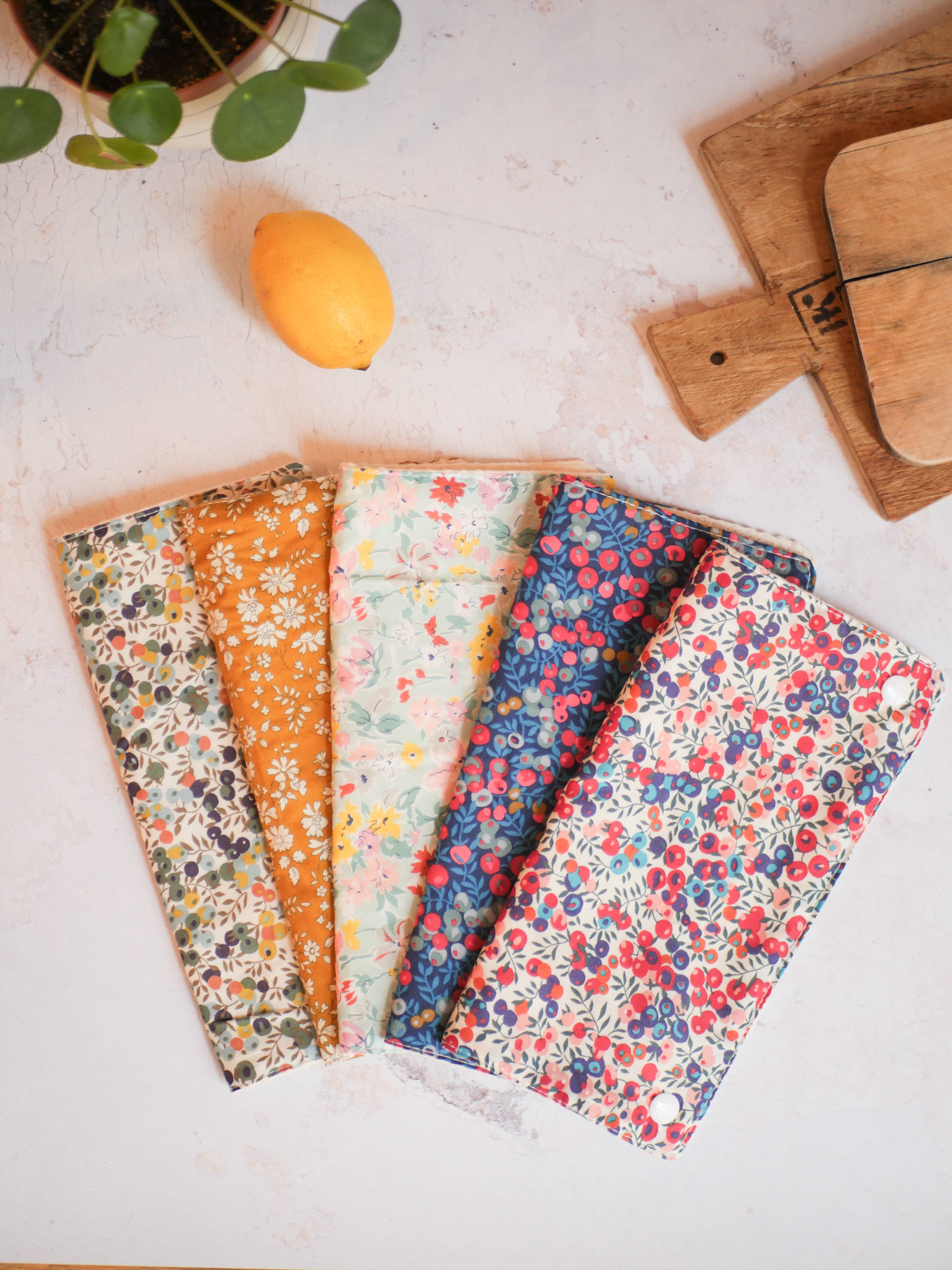 Trinquette Atelier - Wholesale Dishcloth - Washable and reusable paper towel roll - 5 sheets5