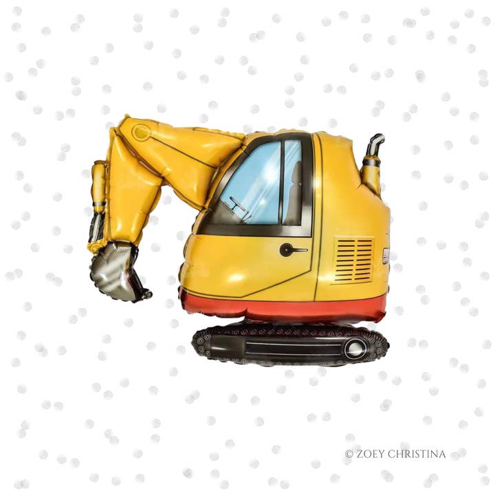 Zoey Christina - Wholesale Balloon - Construction Truck Foil Balloons – 4 Options8