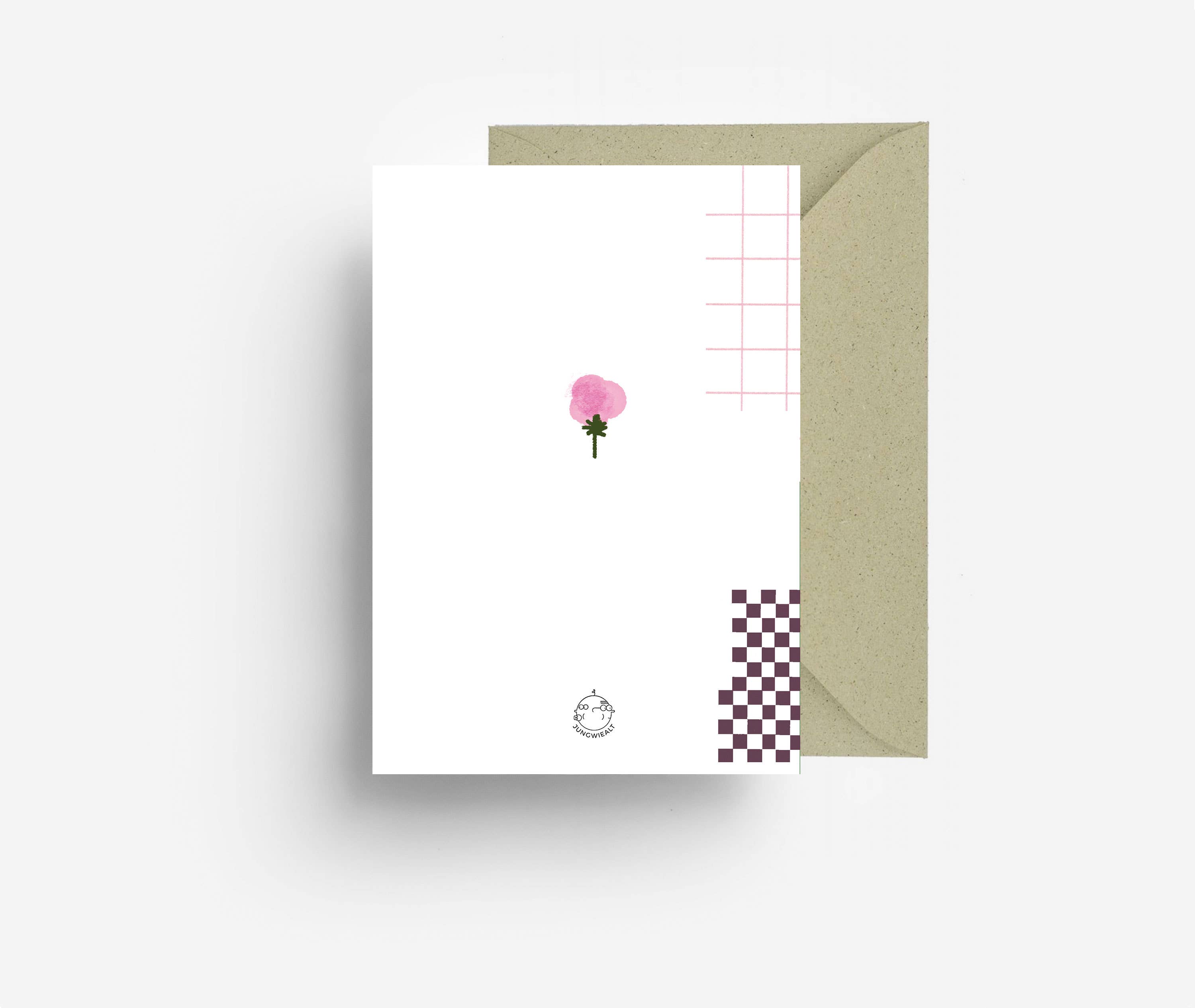 jungwiealt – Cartão de saudação diária por atacado – Cartão de Saudação de Vaso1