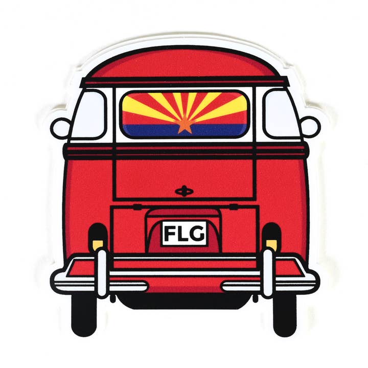 Flagstaff Van - Vinyl Sticker for wholesale by Graphic Heart