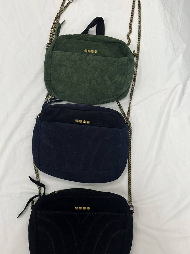 OF812 Italian Leather Crossbody Bag JIJOU CAPRI for wholesale by JIJOU CAPRI