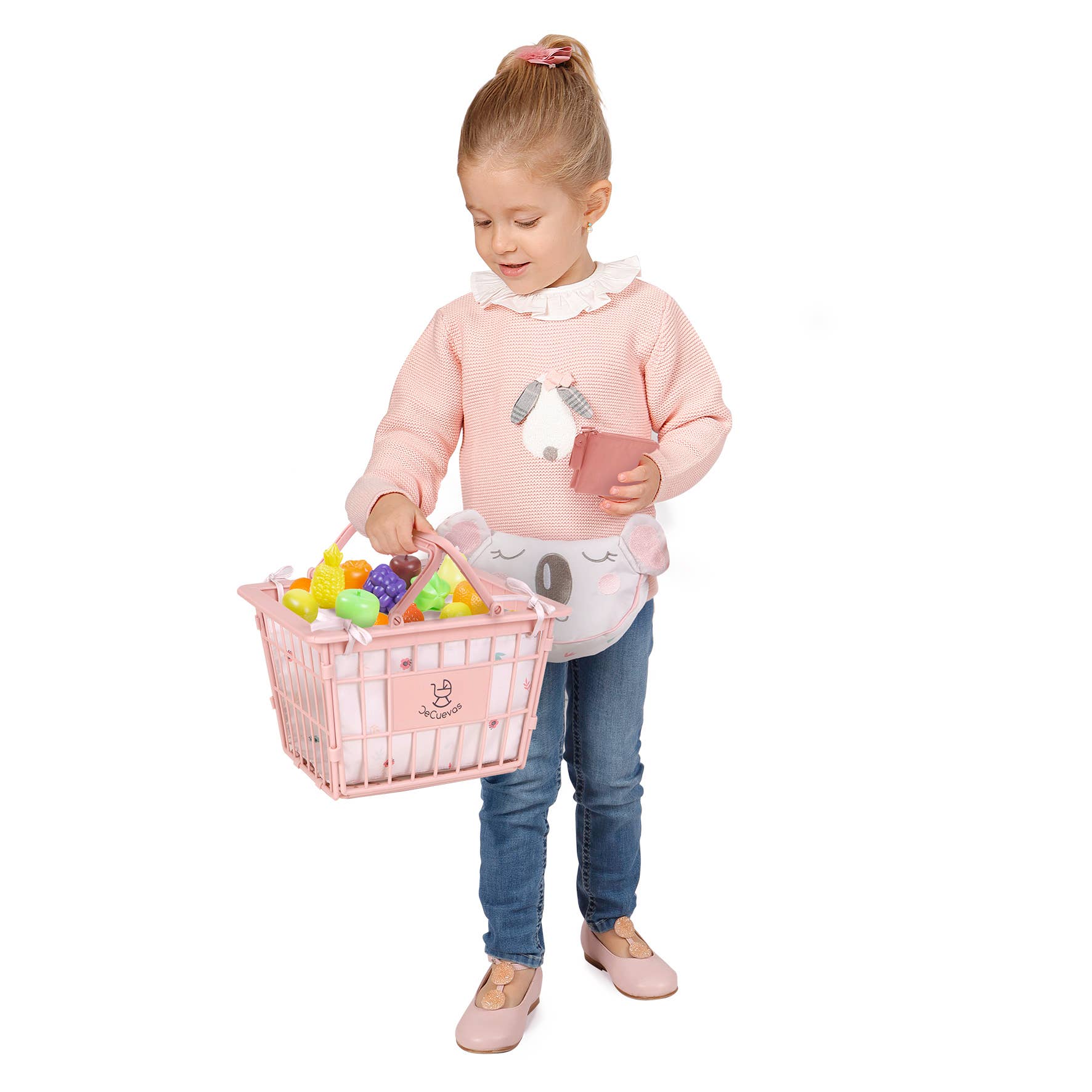 DeCuevas Toys – wholesale Doll pram – Kids – 52179 Supermarket trolley with baby carrier2
