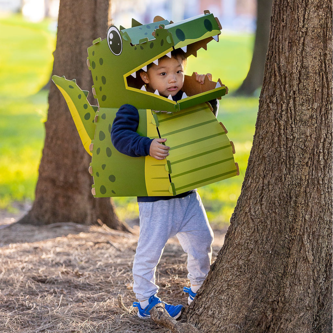 Paper Pops - Wholesale DIY Craft Kit - Kids - 3D Cardboard Crocodile Costume Kit - Billie the Crocodile4