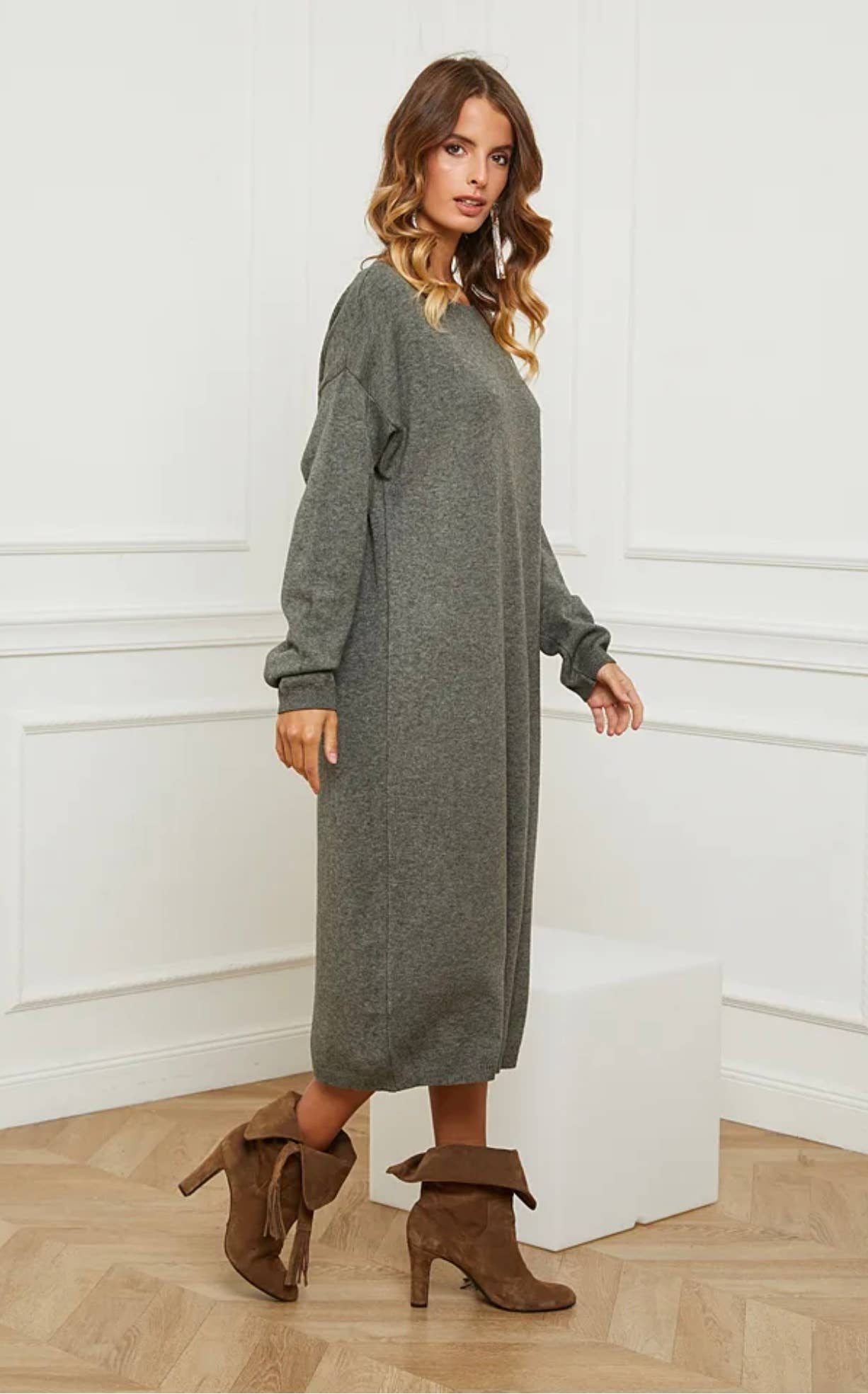 LÉA & LUC - Wholesale Dress - Women's - Sweater dress REF. 2227110