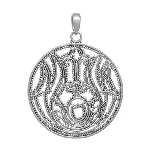 Sterling Silver Tulip Granulation Pendant for wholesale by SITA
