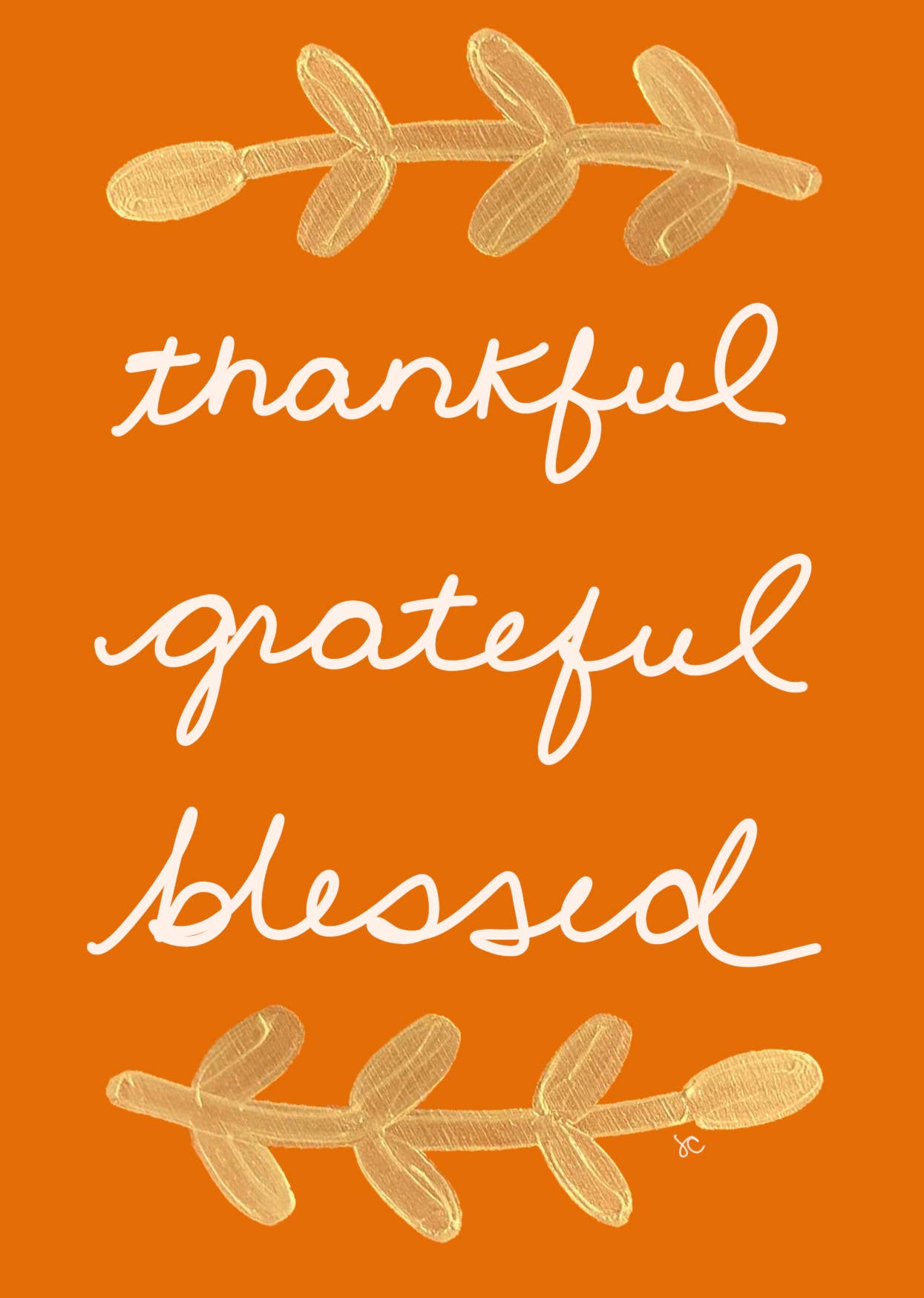 Citrus Daisy - Wholesale Thanksgiving Card - Thankful Grateful Blessed Card2
