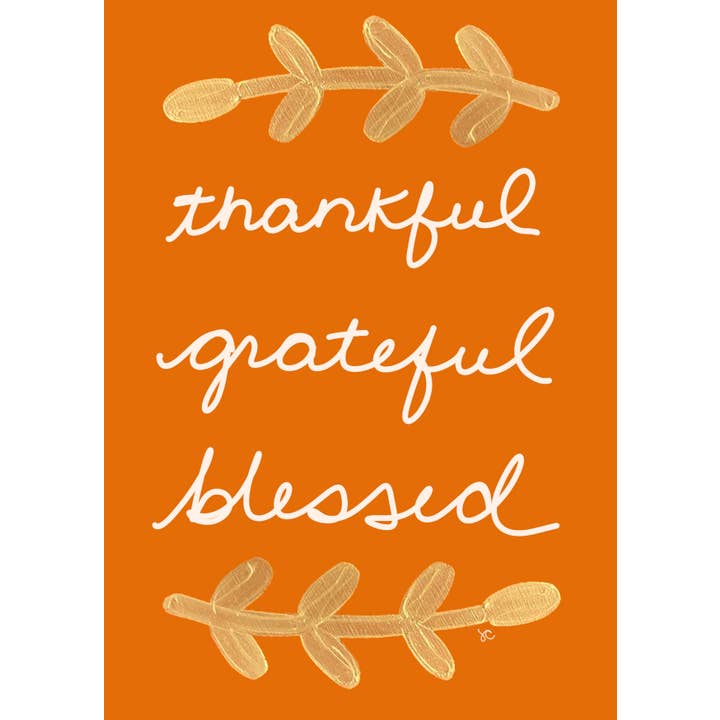 Citrus Daisy - Wholesale Thanksgiving Card - Thankful Grateful Blessed Card2