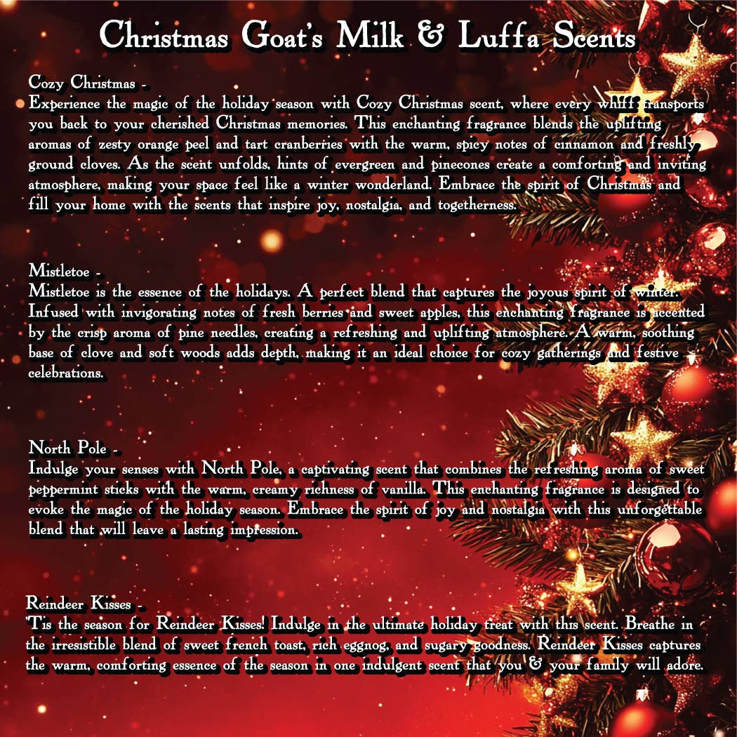 Old Town Soap Co. - Wholesale Bar Soap - Christmas Scented Luffa Soaps20