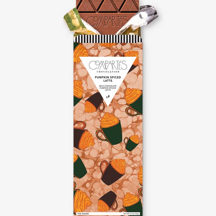 Compartes Chocolate - Wholesale Chocolate Bar - PUMPKIN SPICE LATTE CHOCOLATE BAR !!!0