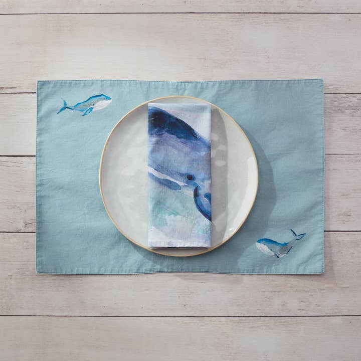 Kim Hovell Art - Wholesale Placemat - Reversible Placemats (Set of 2) - Deep Sea3