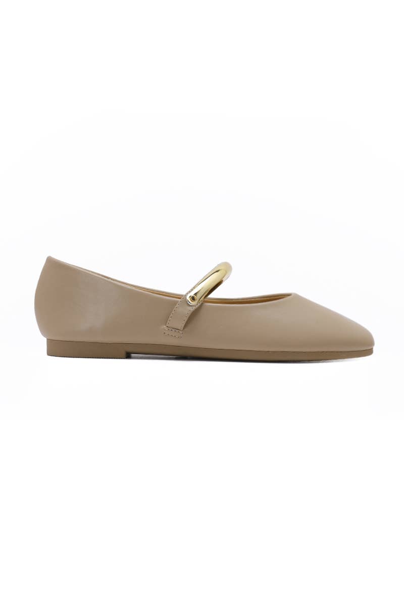 Joia Paris - Wholesale Flats/Loafers - Women's - Ballet flat with buckle, comfortable sole H8-972M5